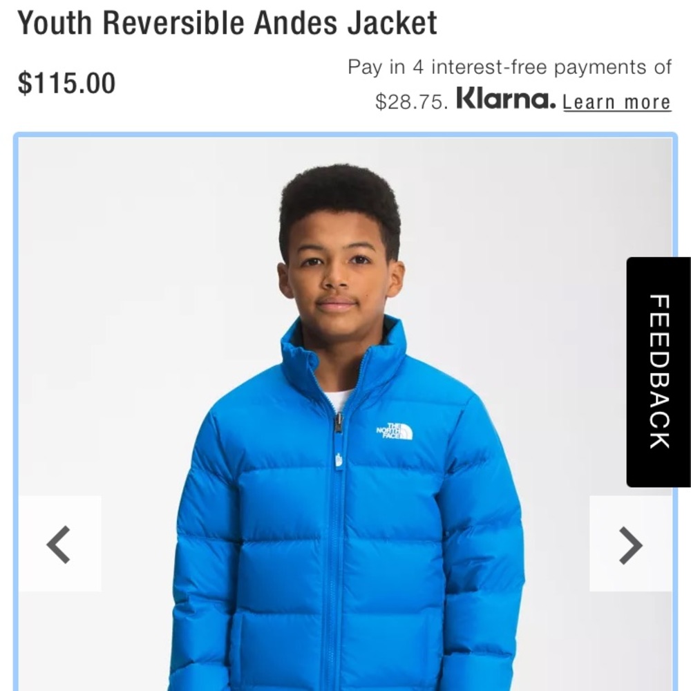Youth Reversible Andes Jacket